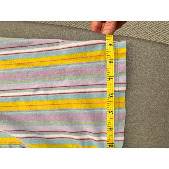 Relativity Multicolor Striped Pattern Drawstring Waist Straight Leg Casual Pants - Picture 11 of 11